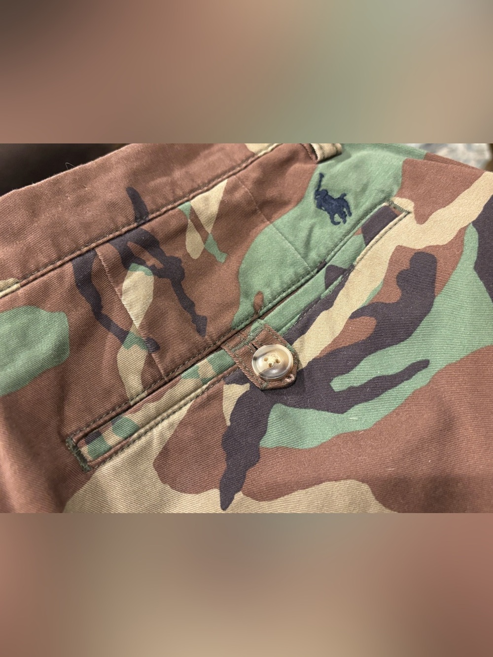 Size 36x30 Ralph Lauren Camo Pants (READ DESCRIPTION) - Picture 6 of 10